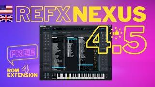 ReFX NEXUS 4.5 Rom Extension 4 - All Presets of this brand new and FREE ReFX NEXUS Extension