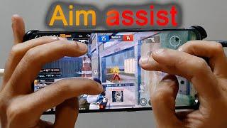 PUBG MOBILE | HOW TO CONFUSE THE ENEMY WITH AIM ASSIST / HANDCAM