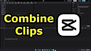 How To Combine Clips In CapCut PC (Merge Clips)