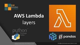 AWS Lambda Layers to add Pandas and NumPy libraries