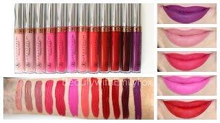 Anastasia Beverly Hills Liquid Lipstick + Lip Swatches - Beauty with Emily Fox