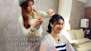 ASMRShibuya's Hidden Hairsalon in Tokyo(Close Up, Rain outside, Soft Spoken)