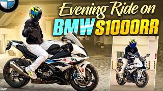 ride on BMW S1000RR Msport | A perfect evening for any ride | rasheedshaik| Telugu vlog | super bike