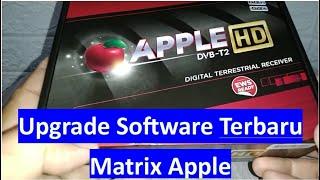 Cara Upgrade Software STB DVB T2 Matrix Apple Merah. Review Lengkap Software Terbaru. Ada Gamenya.