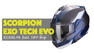 Scorpion Exo Tech Evo - clever combo of open & full faced helmet