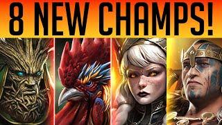 NEW PATCH FUSION CHAMPIONS & NEW CHAMPIONS REVEALED! #testserver  | Raid: Shadow Legends