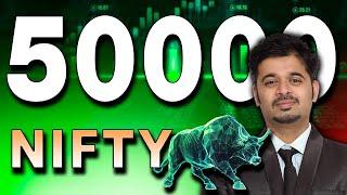 Nifty 50,000. क्या सच में ये Target आएगा? Bank Nifty कहा जाएगा?