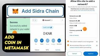 sidra coin new update | sidra coin add in metamask complete details