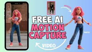 ANIMATE ANYPHOTO FOR FREE WITH THIS TOOL | FREE AI MOTION CAPTURE | Tutorial 2024