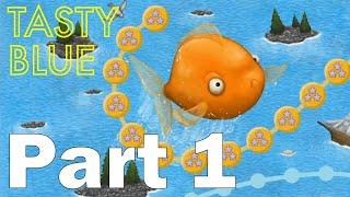 Tasty Blue (2014) Playthrough Part 1 - Goldfish (All 3 Stars)