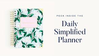 Peek Inside the 2025 Daily Simplified Planner | Simplified® by Emily Ley