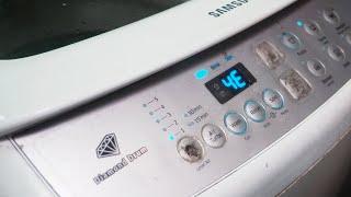 Fixing error 4E on a Samsung washing machine