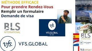 SYSTEME ET METHODE EFFICACE DE  PRENDRE UN RENDEZ -VOUS POUR DEMANDE DE VISA SUR BLS , TLS ,VSF