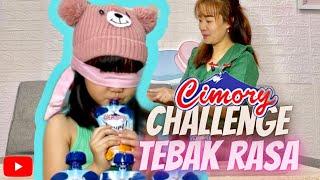 CHALLENGE TEBAK RASA Cimory Squeeze - Semua rasa Siena suka  Strawberry , Blueberry , Taro dll