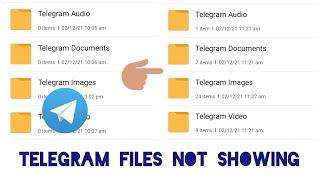 SOLUTION FOR TELEGRAM FILES NOT SHOWING