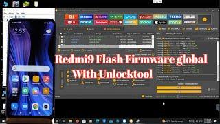 Redmi9 flash firmware global with Unlocktool