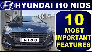 HYUNDAI i10 Nios Sportz 10 BEST FEATURES || Hyundai Grand i10 Nios  Aqua teal Hidden Features