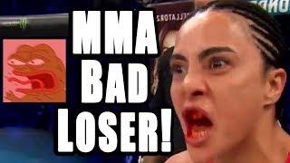 Bad Loser Sabriye Sengul Goes NUTS After Fast MMA Submission Defeat!