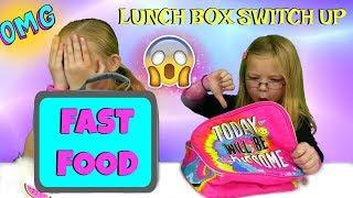 The Lunch Box Switch Up Challenge!!! - FAST FOOD EDITION!!!