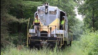 LAST TRAINS on Bay Colony Railroad's Millis Line - 2022