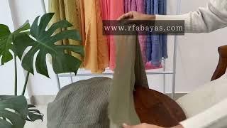 Heavy Crinkled Cotton Hijab | Review | RF Abayas & Hijabs