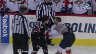 Stephen Weiss vs Justin Faulk Mar 2, 2013