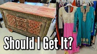 SHOULD I GET IT? THRIFTING GOODWILL FOR HOME DECOR & CLOTHING + WHAT I SCORED!