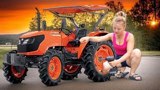 Timelapse :It took the girl 2 days to repair and restore the entire kung of the agricultural tractor