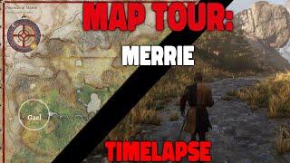 I Walked the Whole Map - Merrie Region Tour Timelapse - Pax Dei Alpha Gameplay