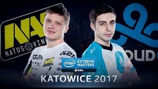 CS:GO - Na'Vi vs. Cloud9 [Mirage] - Group B - IEM Katowice 2017