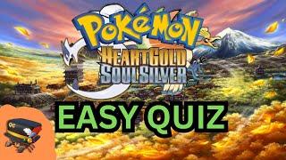 Pokémon HeartGold and SoulSilver Quiz - (Easy)