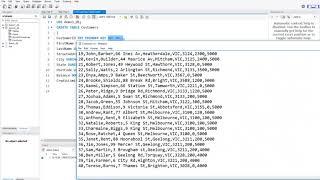 2020WSP Create Table and Import csv data into MySQL database using MySQL Workbench