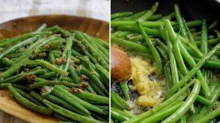 Crunchy Garlic Green Beans