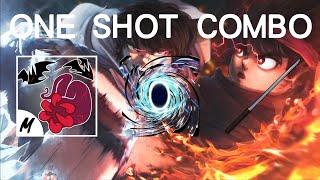 sanguine art+portal+gravity cane ONE SHOT COMBO (BLOX FRUIT UPDATE 20)