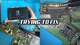 Trying to FIX: NINTENDO SWITCH with NO DISPLAY on LCD or TV