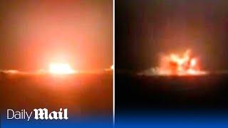 Ukraine attacks Kerch Bridge from Crimea to Russia triggering huge explosion