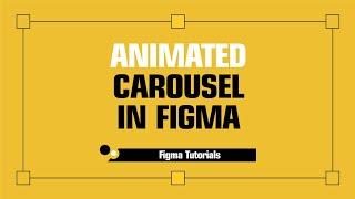 How To Design AUTOMATIC CAROUSEL Scroll in Figma