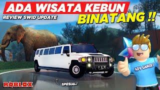 WISATA NAIK MOBIL SPESIAL KE KEBUN BINATANG BARU !! REVIEW SWID UPDATE - Roblox Indonesia