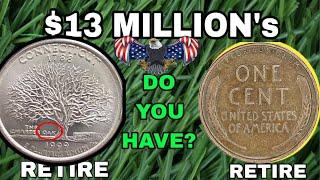 2024 Top 10 Most Expensive state quarter wheat pennies worth money !That Could make You Millionaire