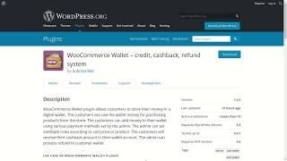 WooCommerce Wallet – credit, cashback, refund system: Plugin Overview