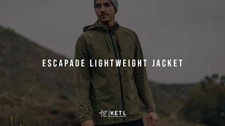 KETL Escapade Jacket: Lightweight Softshell Packable Travel Layer w/ Zipper Pockets - Men's