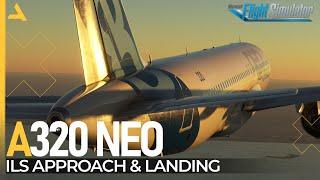 Descent and ILS Approach & Landing iniBuilds Airbus A320 Neo - MSFS 2020 - A320 Neo - Tutorial 10