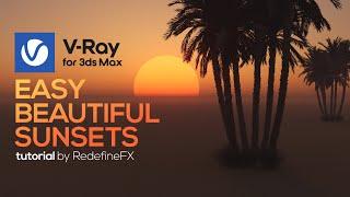 Vray Sun & Sky Quick Tutorial in 3Ds Max | RedefineFX