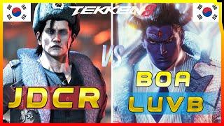 Tekken 8 ▰ BOA LUVB (Kazuya) Vs JDCR (Rank #1 Dragunov) ▰ Ultra High Level Matches!