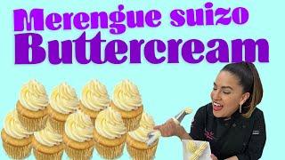 COMO HACER MERENGUE SUIZO BUTTERCREAM | COMO HACER MERENGUE FÁCIL