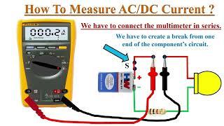 How to measure Current with Digital Multimeter?