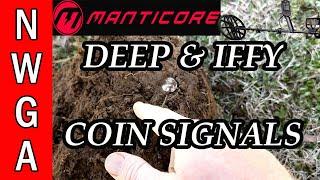 Minelab Manticore: Deep & Iffy Coins Signals with the Silver Shooter Program.