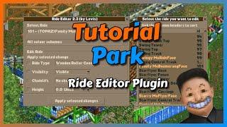 Ride Editor Plugin Tutorial - OpenRCT2 Tutorial Park Episode 29