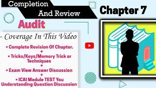 Audit Chapter 7 | Completion And Review |CA Inter Audit ICAI Module #cainterauditrevision Sep. 24