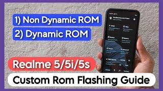 How To Install Custom Rom On Realme 5/5i/5s. Rom Flashing Guide For Realme 5/5i/5s Devices